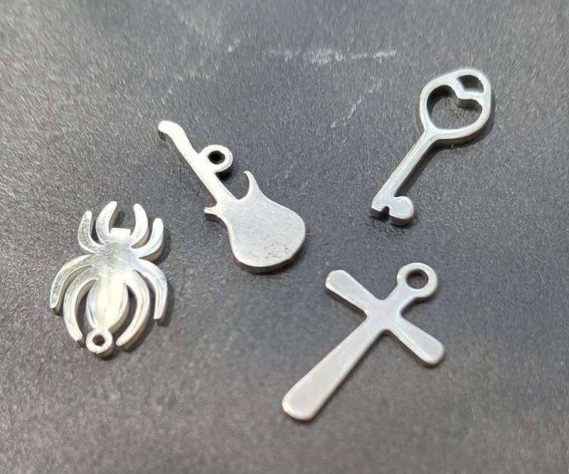 Stainless steel charms