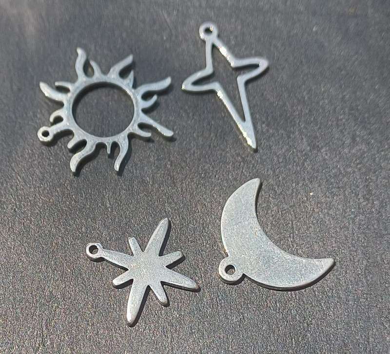 Stainless steel charms