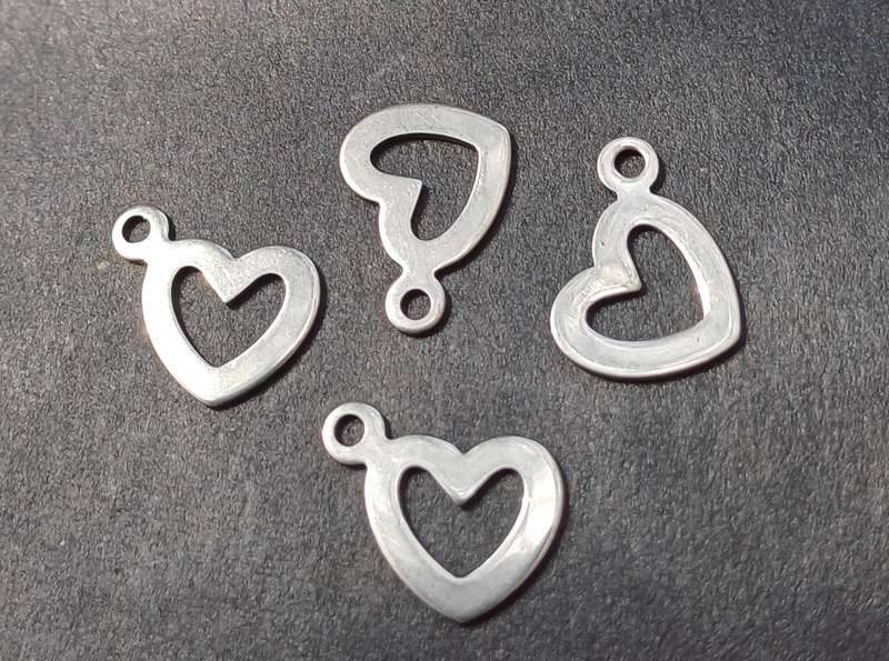 Stainless steel charms