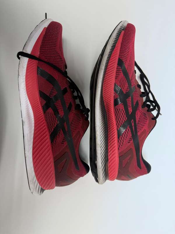 ASICS GlideRide Mens running shoes UK 13 in Red