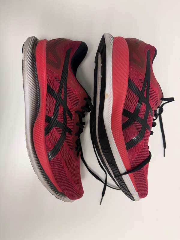 ASICS GlideRide Mens running shoes UK 13 in Red