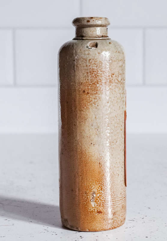 Antique Erven Lucas Bols Amsterdam Stoneware Gin Bottle (Rare Collectible)