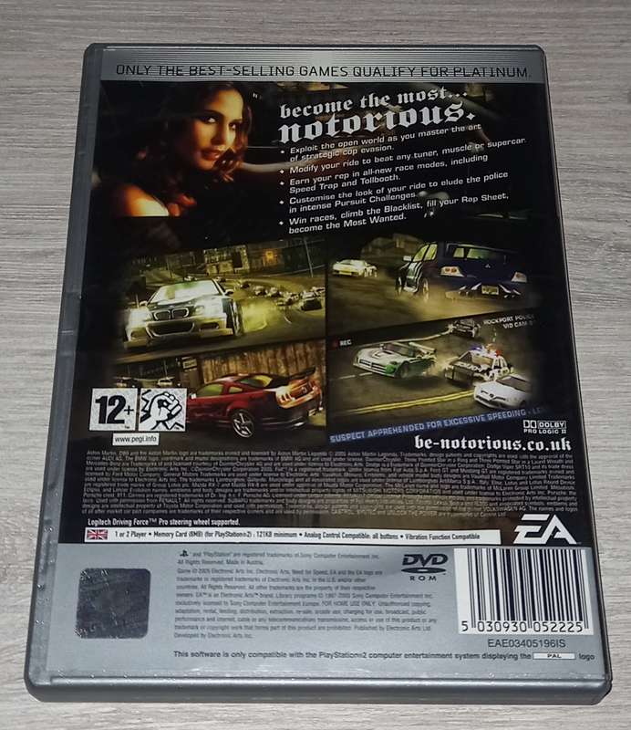 Need For Speed Most Wanted - PS2