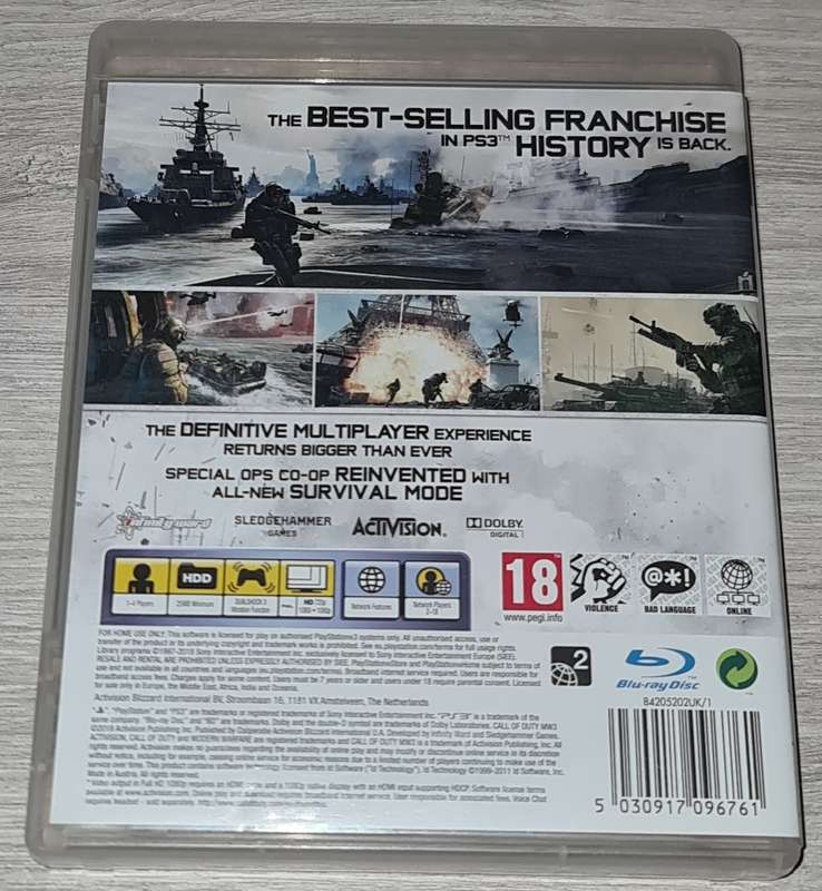 Call Of Duty Modern Warfare 3 - PS3