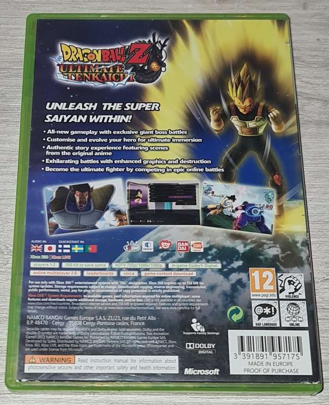 Dragon Ball Z Ultimate Tenkaichi - XBOX 360