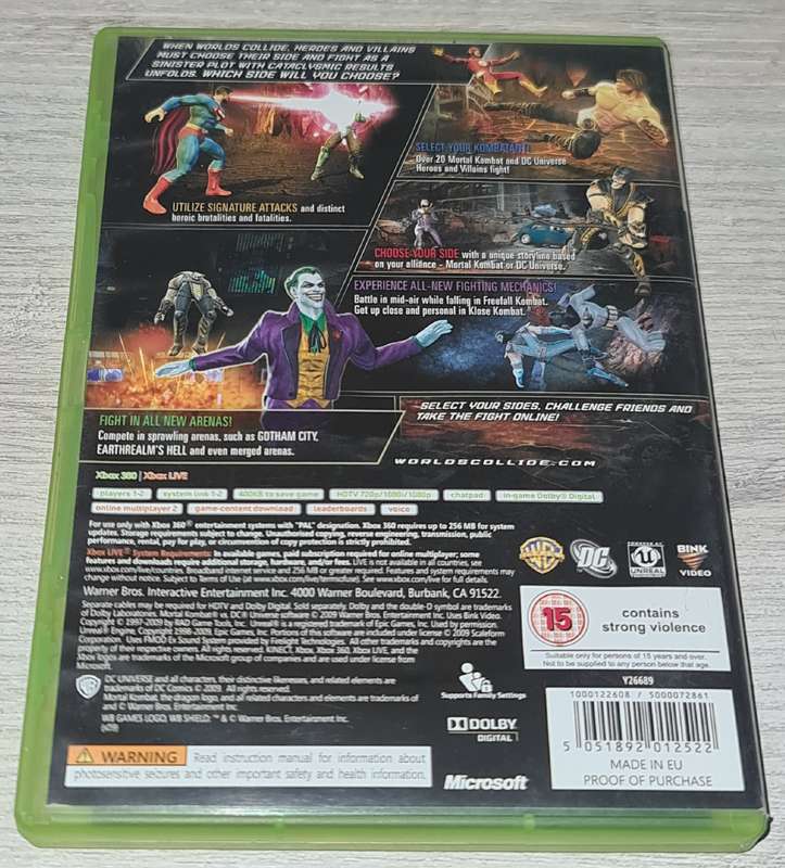 Mortal Kombat vs DC Universe - XBOX 360
