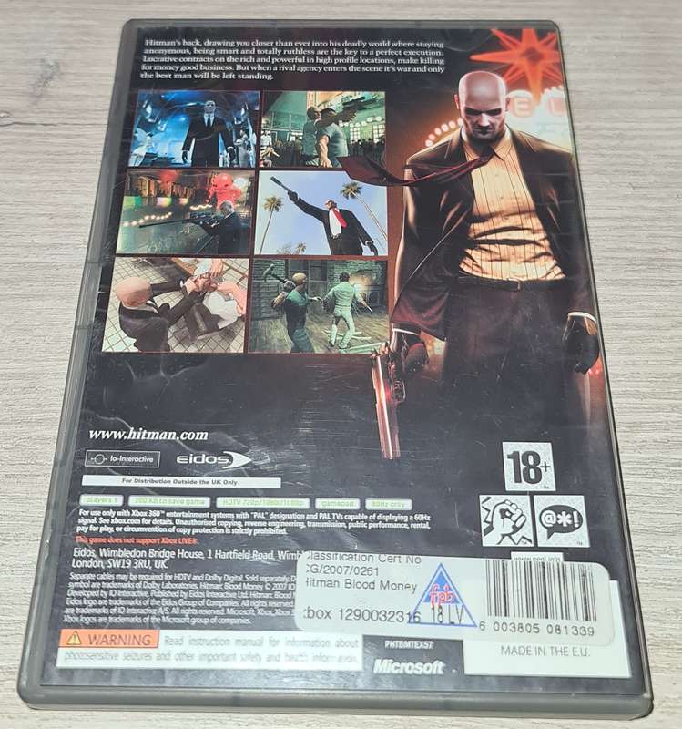 Hitman Blood Money - XBOX 360
