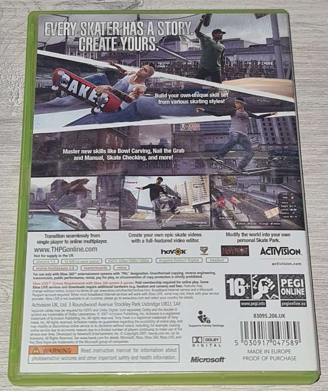 Tony Hawk Proving Ground - XBOX 360
