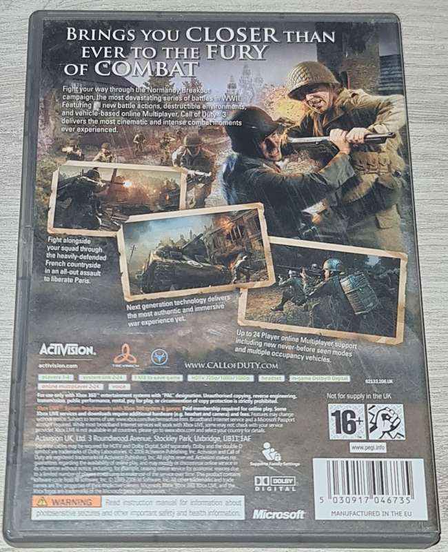Call Of Duty 3 - XBOX 360