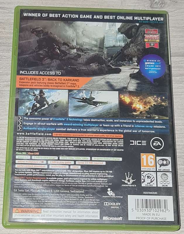 Battlefield 3 - XBOX 360