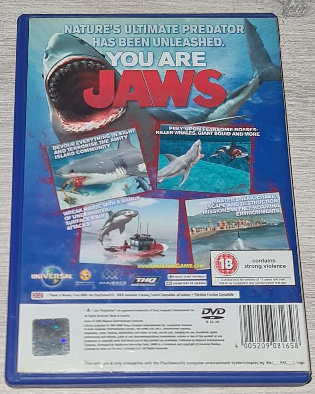Jaws Unleashed - PS2
