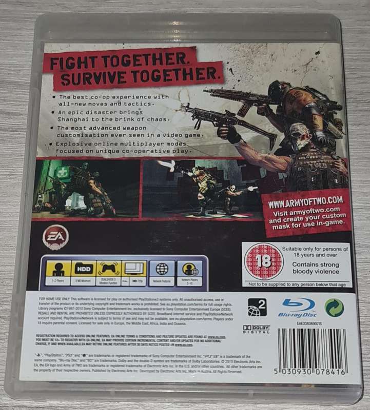 Army Of Two 40 days - PS3