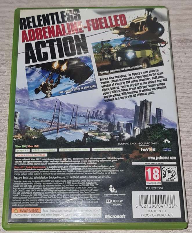 Just Cause 2 - XBOX 360