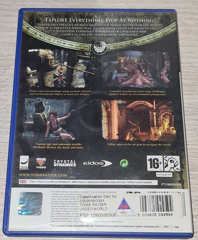 Tomb Raider Underworld - PS2