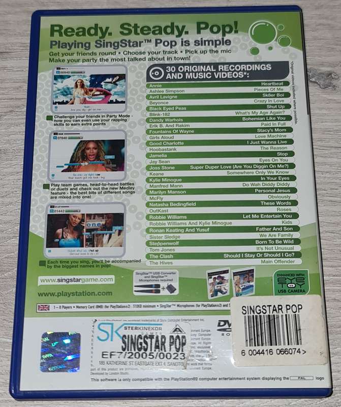 Singstar Pop - PS2