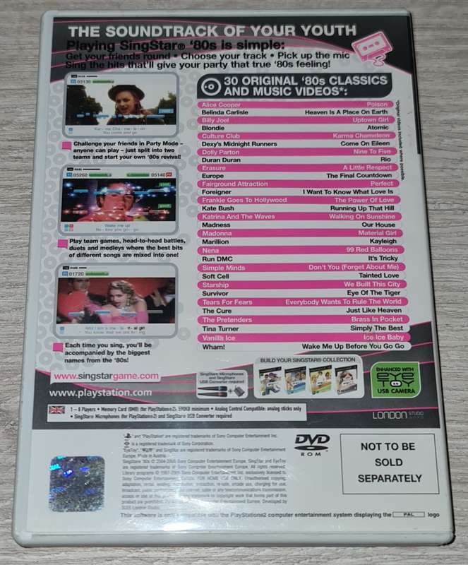 Singstar 80s - PS2