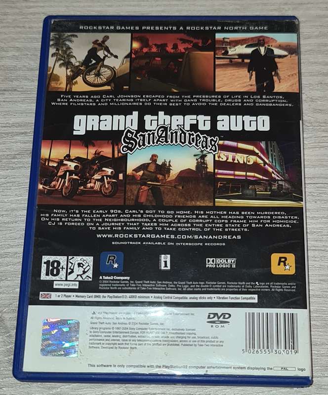 Grand Theft Auto San Andreas - PS2