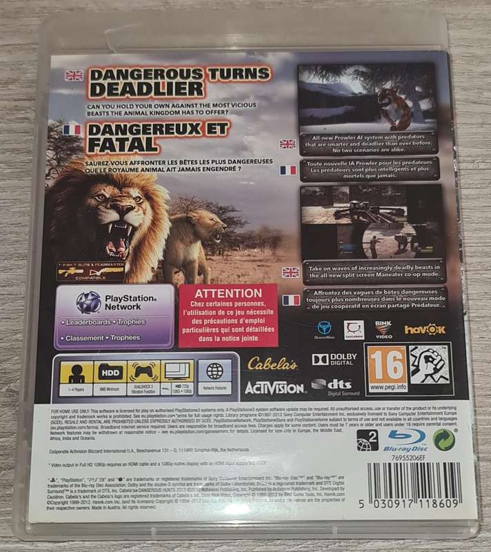 Cabela Dangerous Hunts 2013 - PS3