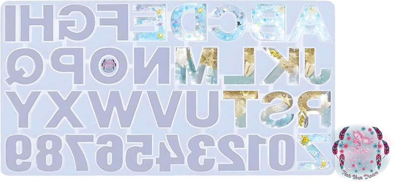 Silicone Resin Moulds - Alphabet