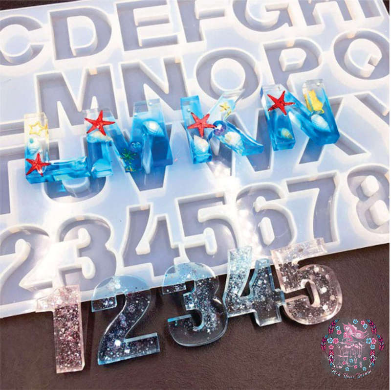Silicone Resin Moulds - Alphabet
