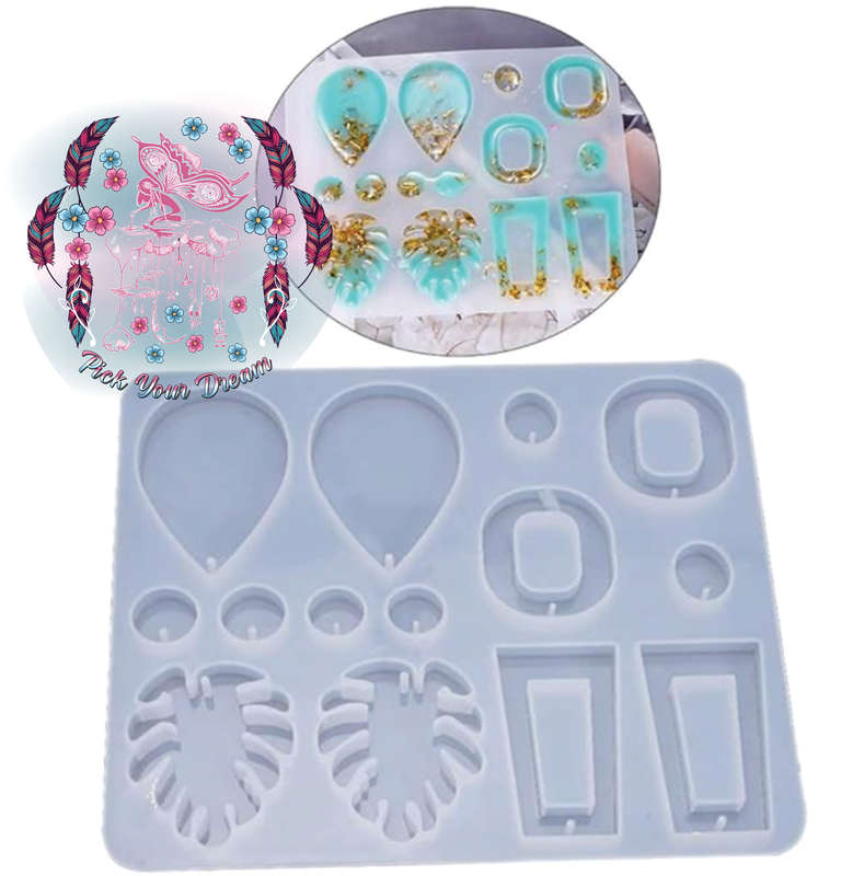 Silicone Resin Moulds - Earrings 1