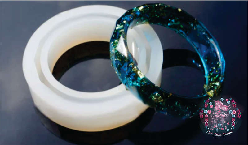 Silicone Resin Moulds - Geometric Bracelet (Bangle)