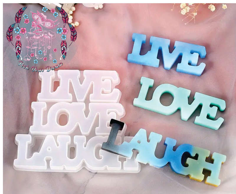 Silicone Resin Moulds - Live Love Love