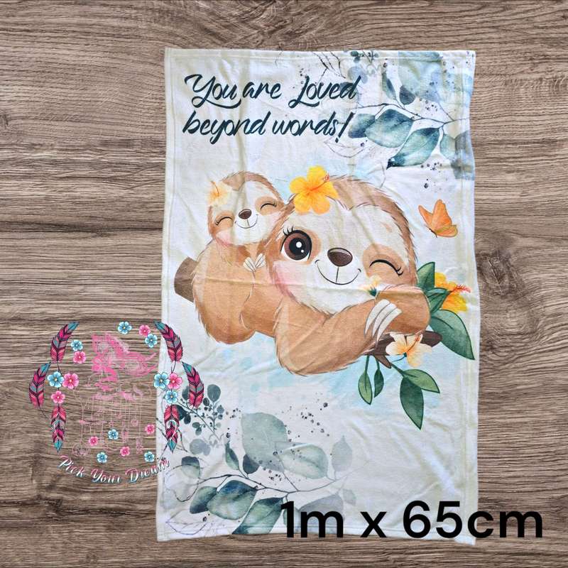 Baby Stroller/Cot Blanket 65cm x 1 m