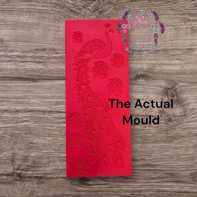 Peacock Edible lace/Sugar Mould