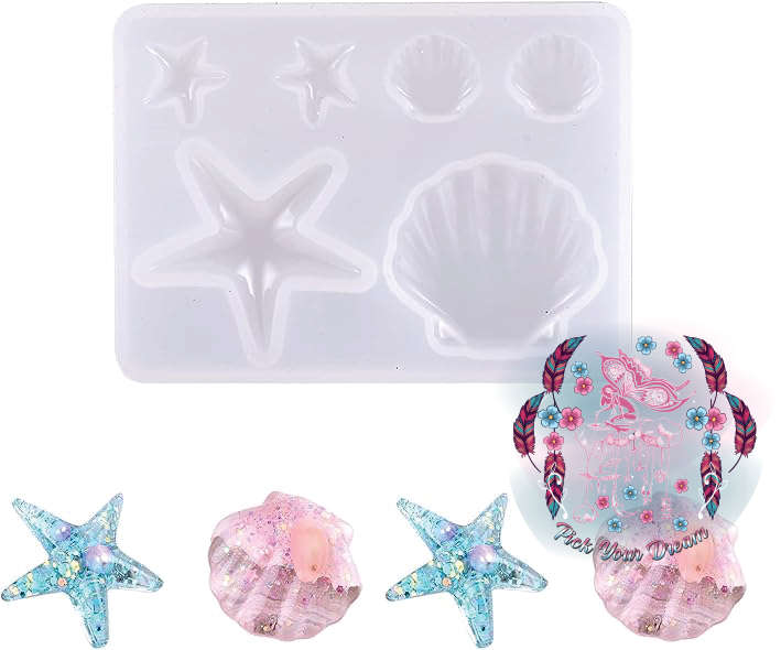 Starfish & Seashell Silicone Mould