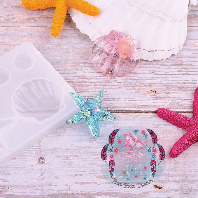 Starfish & Seashell Silicone Mould