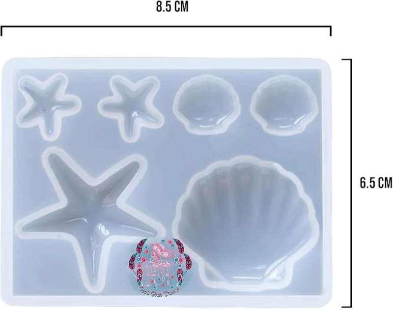 Starfish & Seashell Silicone Mould