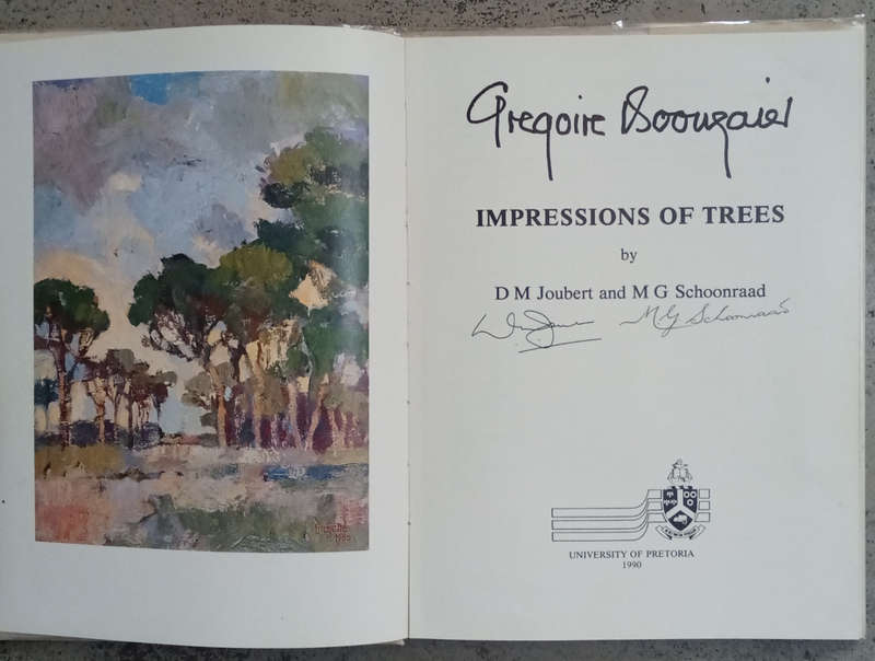 GREGOIRE BOONZAAIER -IMPRESSIONS OF TREES