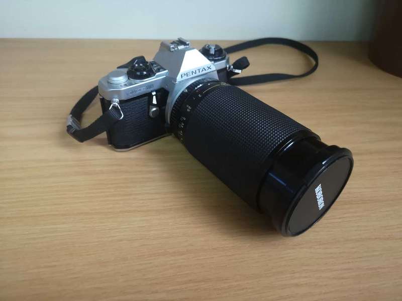 Pentax ME super with Koboron 60-300 f/4-5.6 MACRO lens