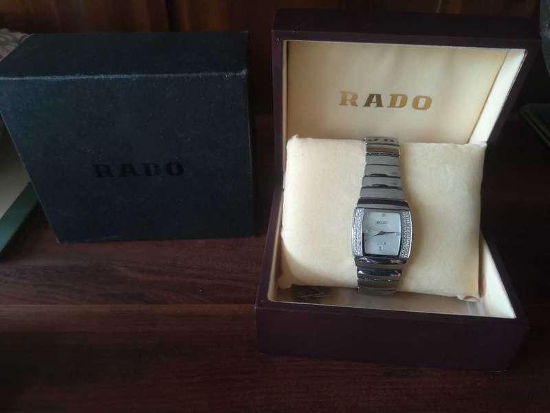 Rado Sintra with pearlised dial and 48 diamonds
