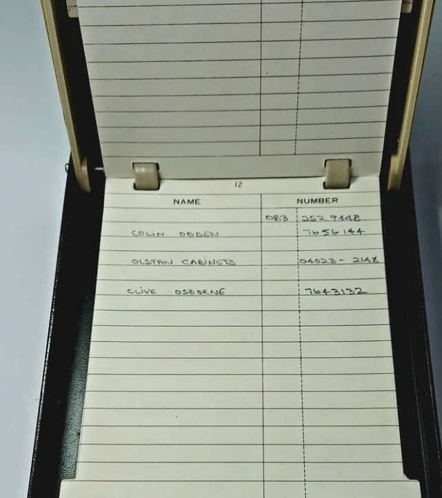 Vintage Flip Open A-Z Address Book
