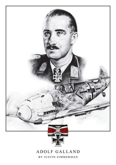 ADOLF GALLAND (KC HOLDER) - Limited Edition Art Print