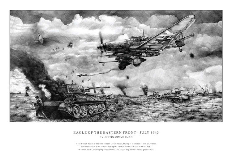 EAGLE OF THE EASTERN FRONT- Limited Edition Art Print