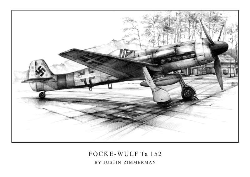 FOCKE-WULF Ta 152 - Limited Edition Art Print