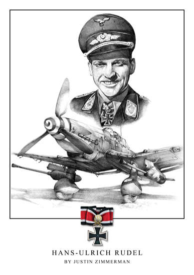 HANS-ULRICH RUDEL (KC HOLDER) - Limited Edition Art Print