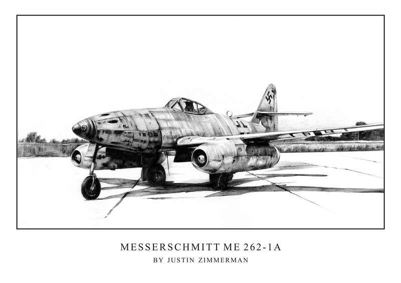 MESSERSCHMITT ME 262-1A - Limited Edition Art Print