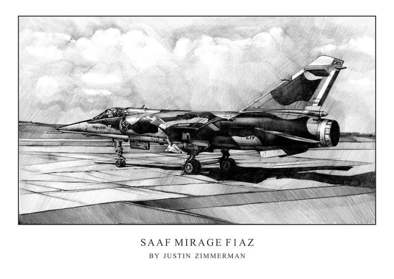 SAAF MIRAGE F1AZ - Limited Edition Art Print