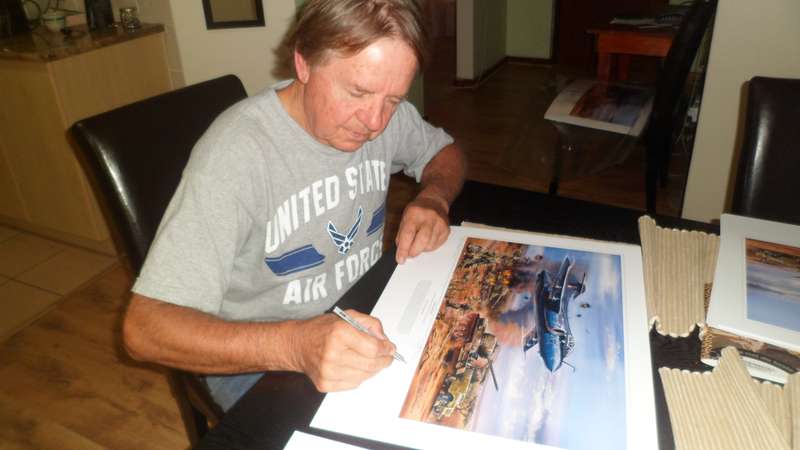 BUCCANEER S50 'Saving the Day' - Signed by Dries Marais. Colour Limited Edition Art Print
