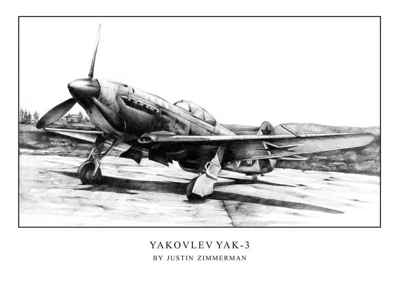 YAKOVLEV YAK 3 - Limited Edition Art Print