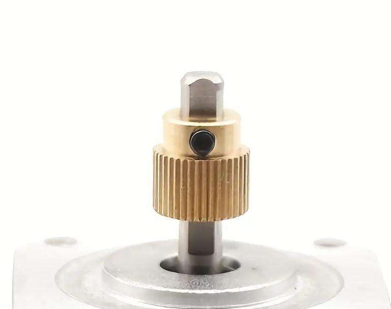 Brass Extruder Gear for 3D Printers - 40 Tooth