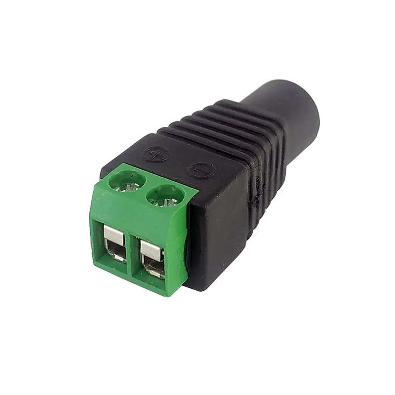 12 Volt Female 2.1mm DC Connector for CCTV Camera Power Supply