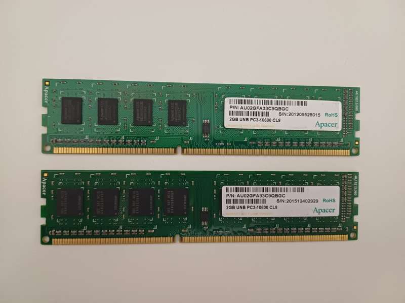4gb DDR3 Ram Kit (2x2gb) Apacer