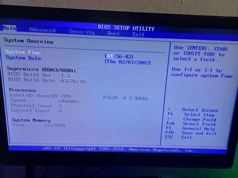 SuperMicro X8DA3 Server