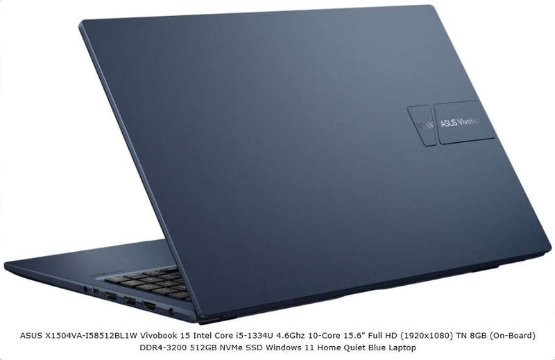 Asus Vivobook 15 Intel Core i5 1334U 8GB 512GB SSD 15.6 Inch FHD Notebook - 13th Generation- SEALED