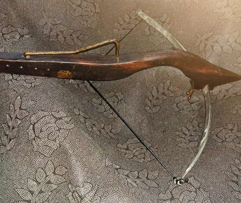 Rare 14th century crossbow made in spain